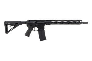 Seekins Precision NX15 223 Wylde AR-15 Rifle with 16in barrel combines unique styling with high-quality parts for sport and competition shooting.